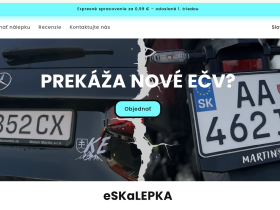 Na predaj: Zabehnutý e-shop Eskalepky.sk s výnimočným konverzným pomerom a silným potenciá