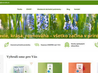 Predám zabehnutý e-shop NATURALKA.SK